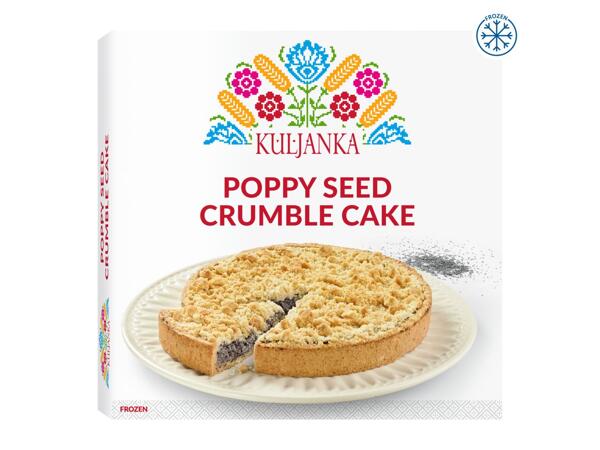 Poppy Seed Crumble Cake