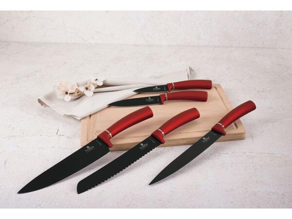 Knife ste with cutting board, 6 pieces