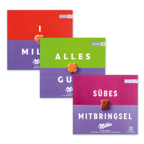 Sag es mit Pralinés