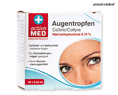 Gouttes ophtalmiques ACTIVE MED