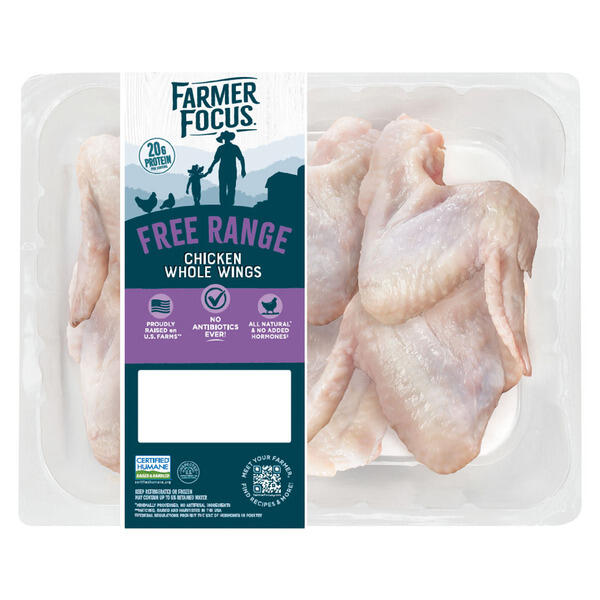 Farmer Focus Whole Chicken Wings, per lb