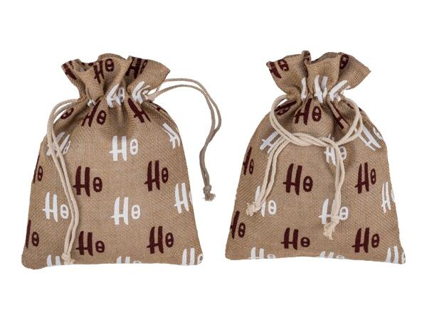 Livarno Home Jute Gift Bag Set - Set of 2