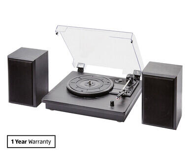 Turntable with Speakers