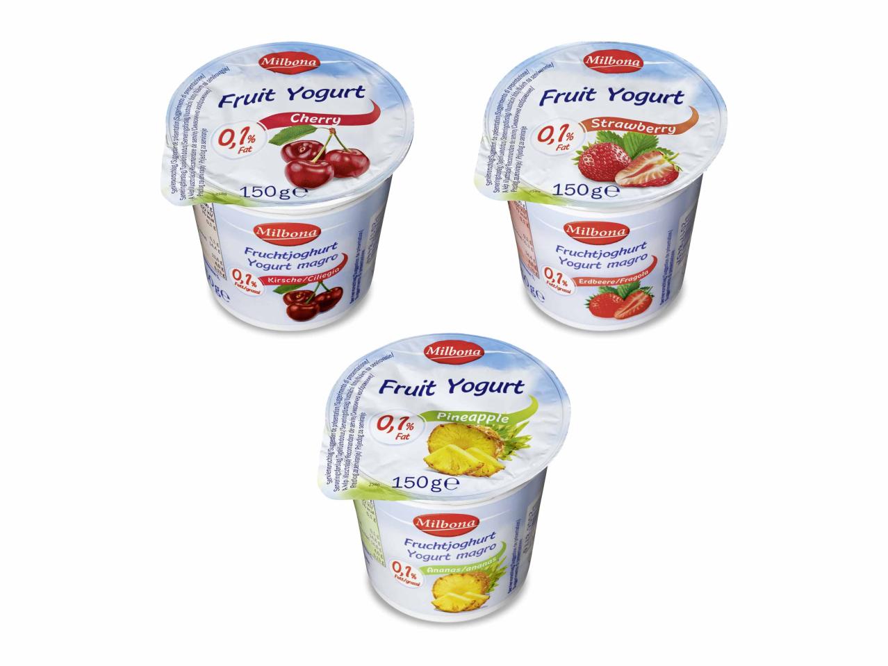 Yogourt aux fruits 0,1% mat. gr.