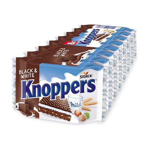 STORCK Knoppers Waffelschnitte, Black & White