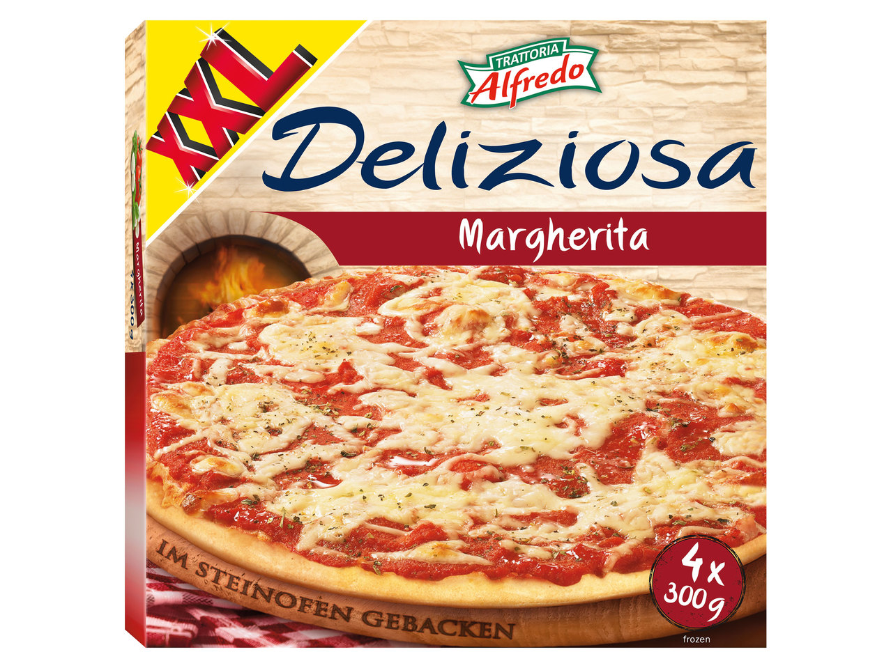 TRATTORIA ALFREDO Steinofenpizza Margherita