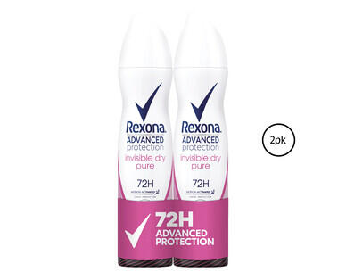 Rexona Advanced Protection 72 Hour Antiperspirant 2 x 127g or 2 x 130g