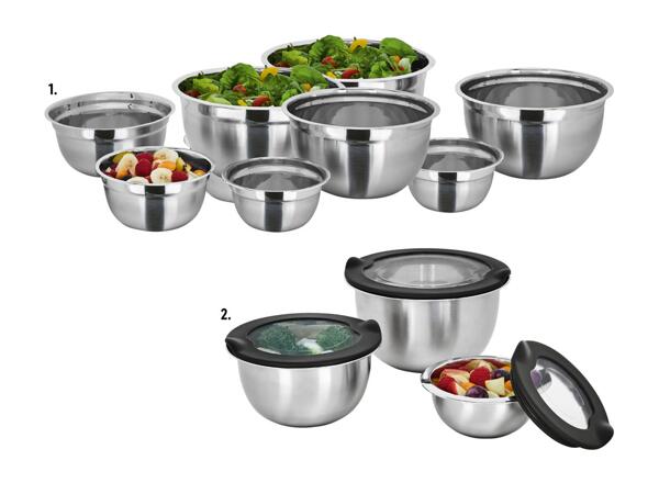 Set de bols mélangeurs en inox