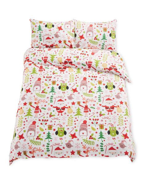 Christmas Double Duvet Set