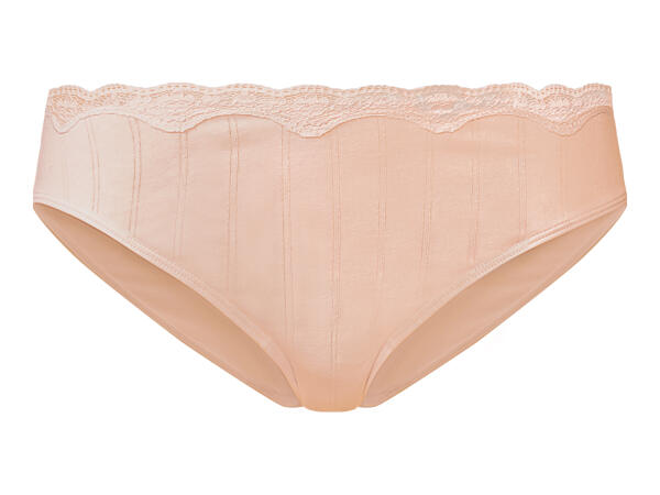 Esmara Ladies' Lace Trim Briefs - 2 Pack