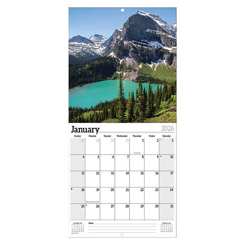Year 2026 Premium Wall Calendar - National Parks