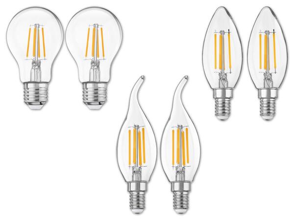 LED-Filament Leuchtmittel, 2 Stück
