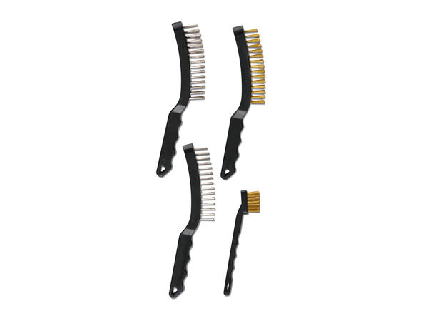 Parkside Wire Brush Set - 4 piece set