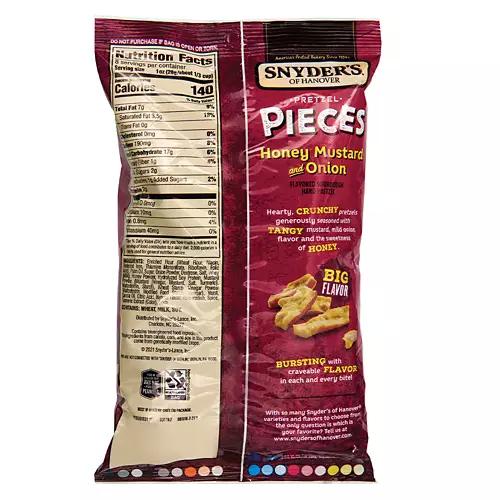 Honey Mustard & Onion Flavored Pretzel Pieces, 8 oz