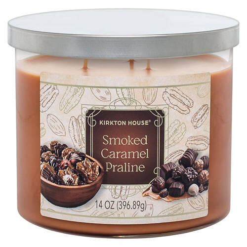 3 Wick Candle - Smoked Caramel Praline, 14 oz