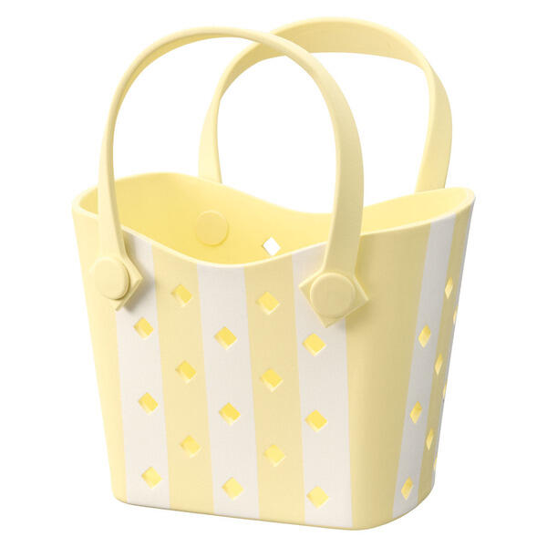 LIVE IN STYLE Yellow Stripes Mini Haul It All Tote