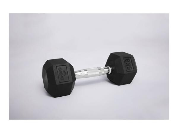 Crivit 5kg Hex Dumbbell