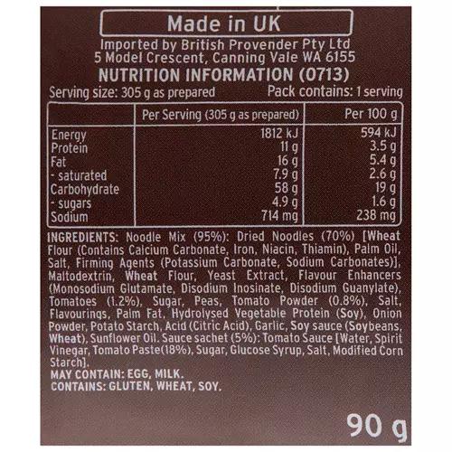Beef & Tomato Flavoured Pot Noodle 90g