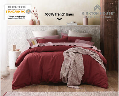 French Linen Quilt Cover Set – Queen Size
