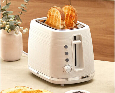2 Slice Textured Toaster