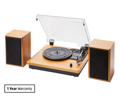 Turntable with Speakers