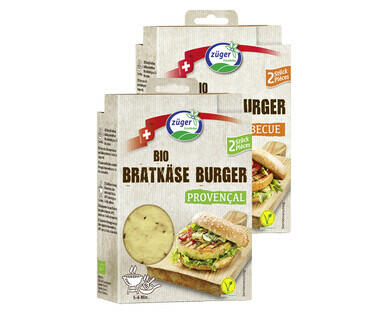 ZÜGER FRISCHKÄSE 
 BIO-BRATKÄSE BURGER