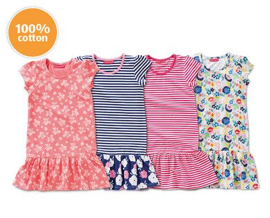 Girls' Summer T-Shirt Dress