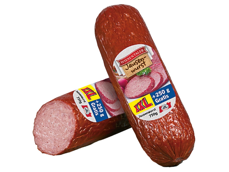 WIESENTALER Jausenwurst 500 g + 250 g gratis