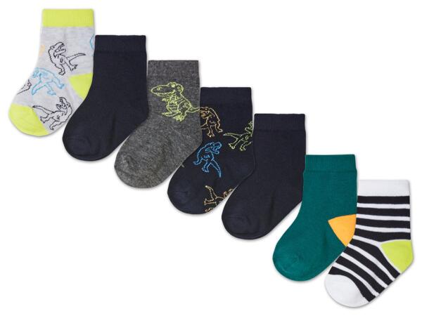 Kleinkinder Socken, 7 Paar