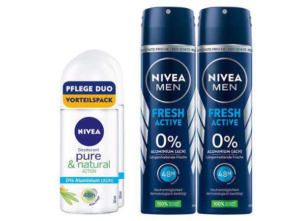 Nivea Deo-Spray oder Roll-On Duo