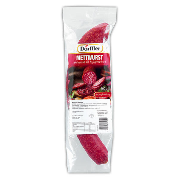 Mettwurst / Knoblauchwurst