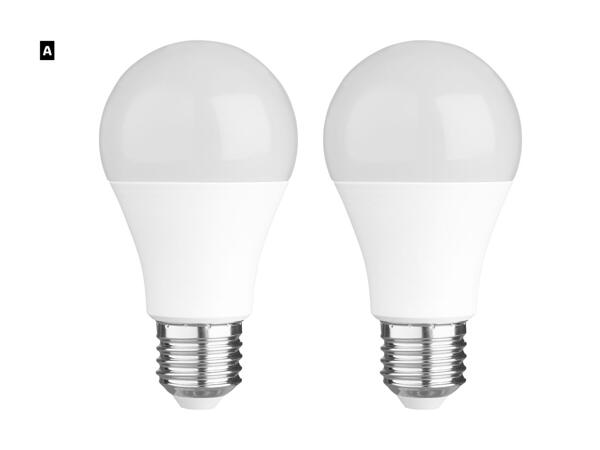 LIVARNO HOME(R) Dæmpbar LED-pære 2-pak