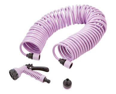 Coiled Garden Hose Set 15m