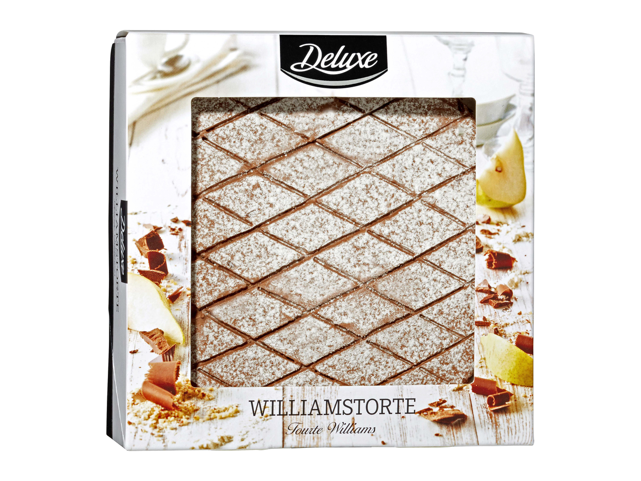 Gâteau à la liqueur de poires Williams