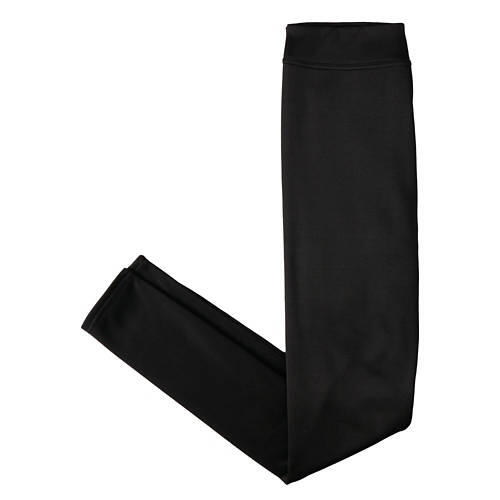 Ladies Fleece Lined Leggings - Black, XL