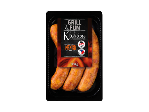 GRILOVACÍ KLOBÁSA