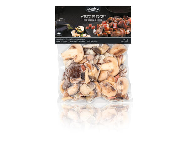 Mushroom Selection with Porcini Mushrooms and Speck