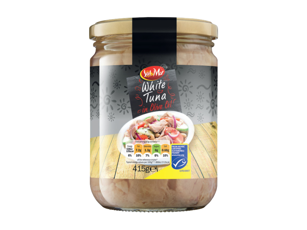 White Tuna Pieces in Olive Oil
