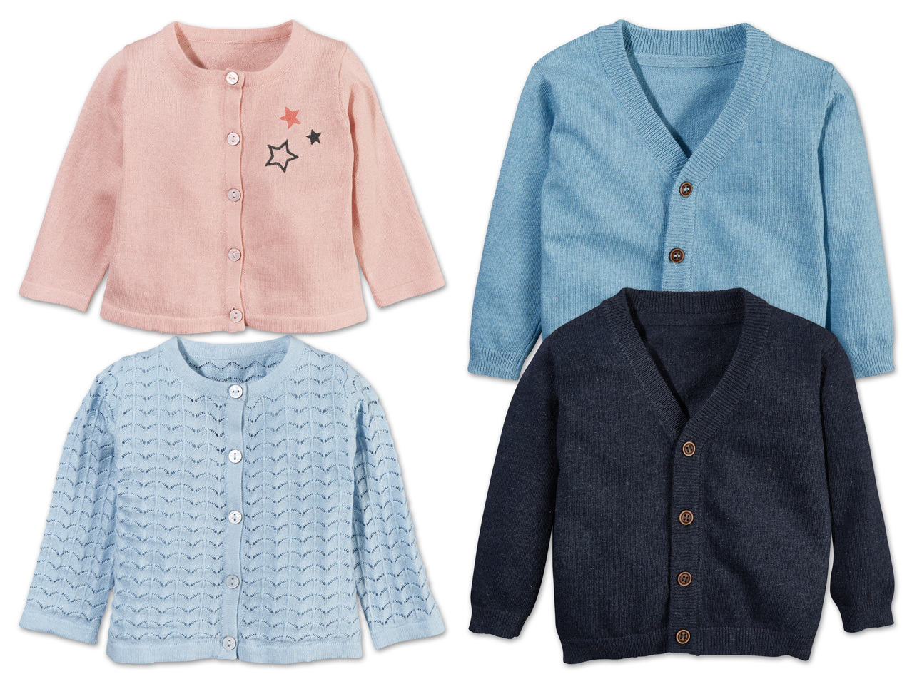 LUPILU(R)PURE COLLECTION Baby Strickjacke1