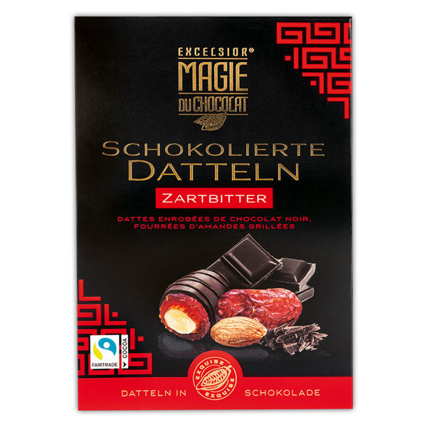 Schokolierte Datteln