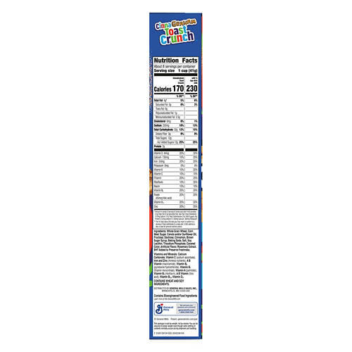 Cinnagrahm Toast Crunch Cereal, 12 oz