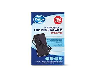 Welby Pre-Moistened Lens Cleaning Wipes