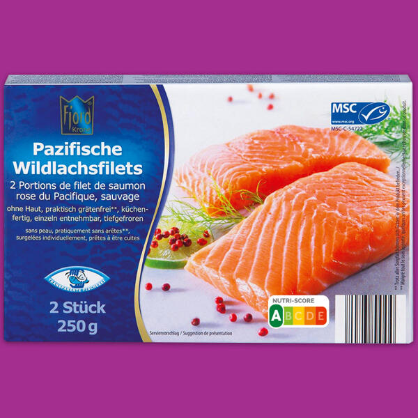 Pazifische Wildlachsfilets