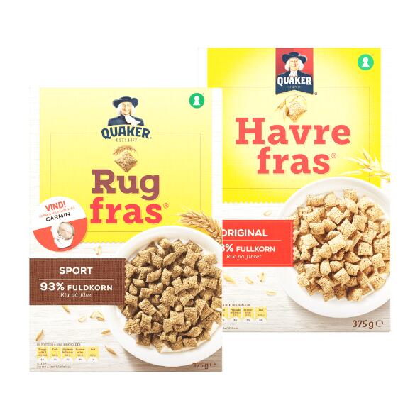 QUAKER Havre- eller rugfras