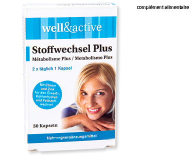 Capsules métabolisme Plus WELL & ACTIVE