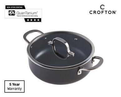 Hard Anodised Casserole or Sauté Pan