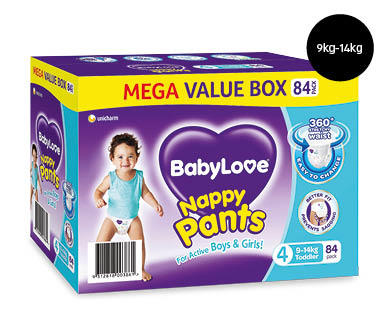 Toddler Nappy Pants Megabox 84pk
