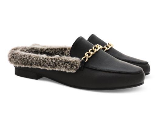 Serra 
 Ladies' Faux Fur-Lined Mules