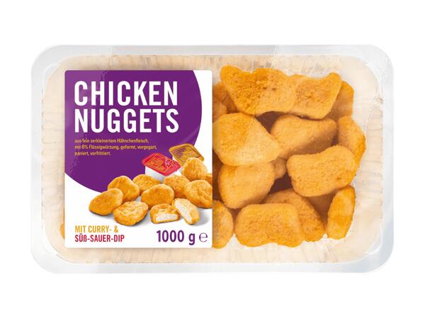 Chicken Nuggets mit Dips