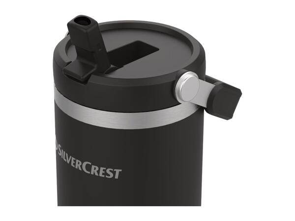 Silvercrest Black Stainless Steel Insulated Mug